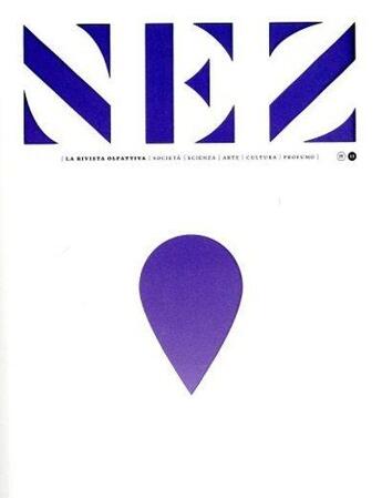 Couverture du livre « Nez, la revue olfactive n.13 : la rivista olfattiva » de La Revue Olfactive Nez aux éditions Nez Editions