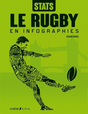 Couverture du livre « Le rugby en infographies » de Renaud Bourel aux éditions Epa