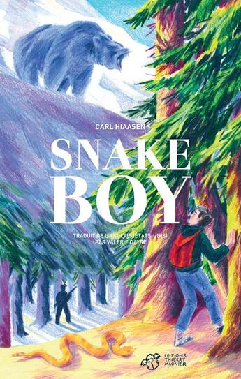 Couverture du livre « Snake boy » de Carl Hiaasen aux éditions Thierry Magnier