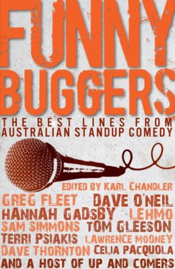 Couverture du livre « Funny Buggers: The Best Lines from Australian Stand-up Comedy » de Chandler Karl aux éditions Penguin Books Ltd Digital