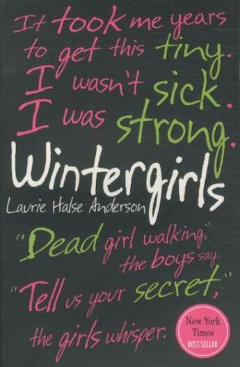 Couverture du livre « WINTERGIRLS » de Laurie Halse Anderson aux éditions Scholastic