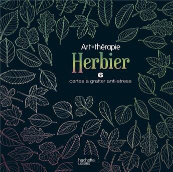 Couverture du livre « Cartes a gratter herbier » de Stephanie Rubini aux éditions Hachette Heroes