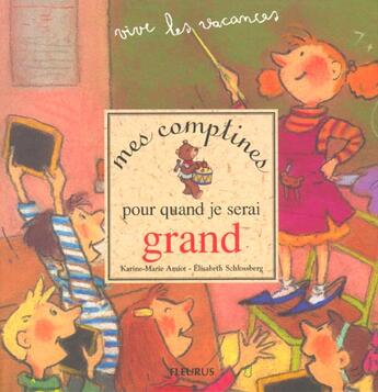 Couverture du livre « Comptines pour quand je serai grand (mes) » de  aux éditions Fleurus