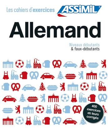 Couverture du livre « Coffret cahiers d'exercices allemand t.1 » de  aux éditions Assimil