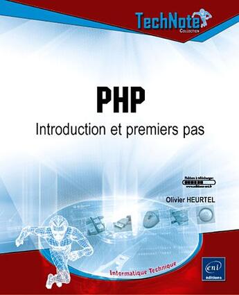 Couverture du livre « PHP ; introduction et premiers pas » de Olivier Heurtel aux éditions Eni