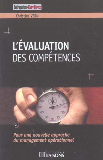 Couverture du livre « L'evaluation des competences » de Vern C. aux éditions Liaisons