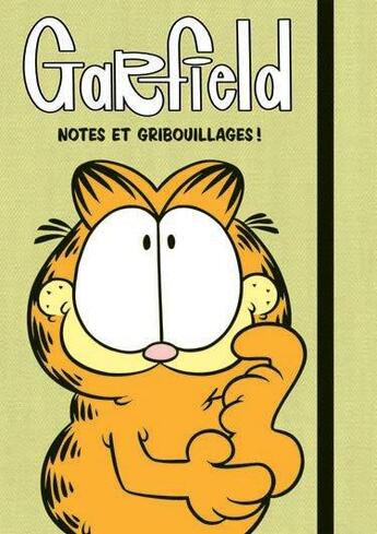 Couverture du livre « Garfield : carnet ; notes et gribouillages ! » de Jim Davis aux éditions Presses Aventure