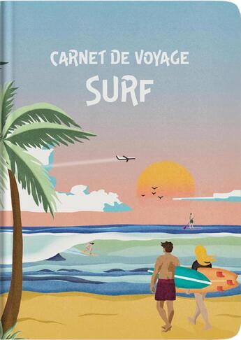 Couverture du livre « Carnetde voyage surf » de Allan Labielle aux éditions Aventura