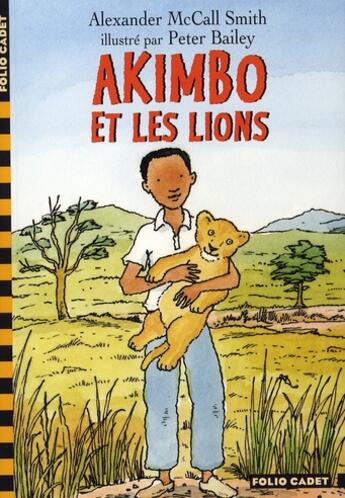 Couverture du livre « Akimbo et les lions » de Alexander Mccall Smith aux éditions Gallimard-jeunesse