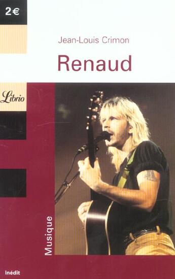 Couverture du livre « RENAUD » de Jean-Louis Crimon aux éditions J'ai Lu