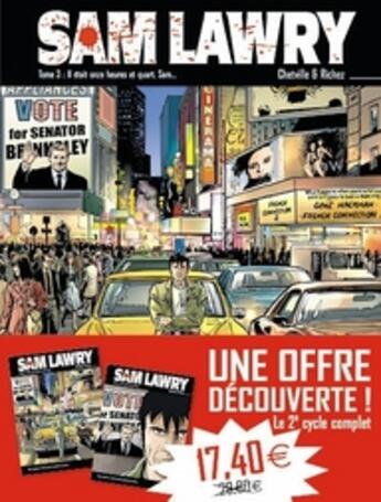 Couverture du livre « Sam Lawry ; Tome 3 et Tome 4 » de Chetville et Richez aux éditions Bamboo