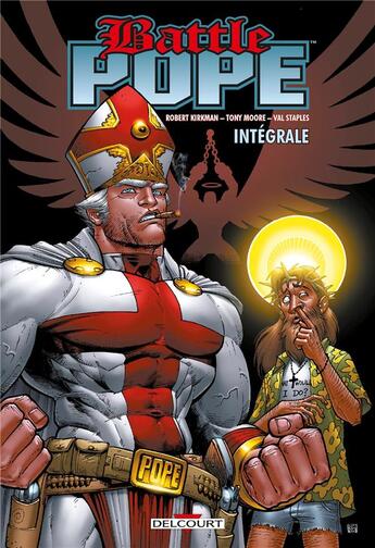 Couverture du livre « Battle pope : intégrale » de Tony Moore et Matthew Roberts et Robert Kirkman aux éditions Delcourt