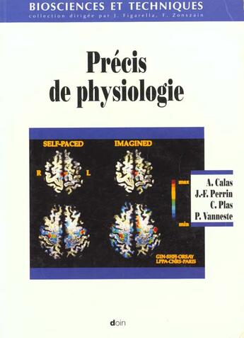 Couverture du livre « Precis De Physiologie » de Calas A aux éditions Doin