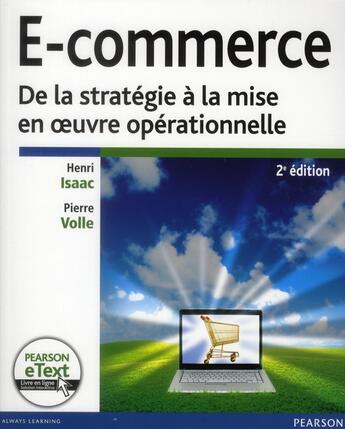 Couverture du livre « E-commerce 2e ed + etext » de Isaac/Volle aux éditions Pearson