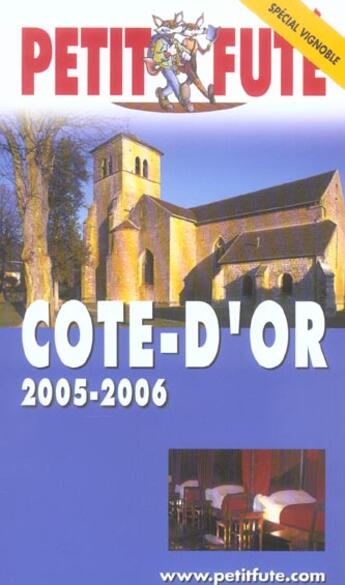 Couverture du livre « COTE D'OR » de Collectif Petit Fute aux éditions Le Petit Fute