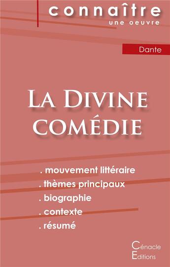 Couverture du livre « Fiche de lecture, l'enfer de Dante ; analyse littéraire de référence et résumé complet » de  aux éditions Editions Du Cenacle