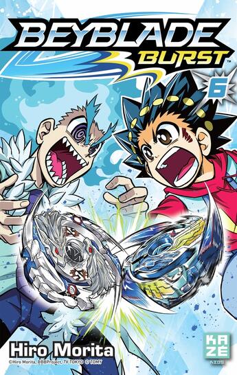 Couverture du livre « Beyblade - burst Tome 6 » de Hiro Morita aux éditions Crunchyroll