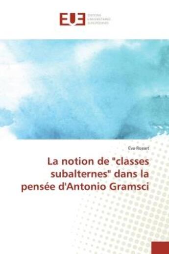 Couverture du livre « La notion de 