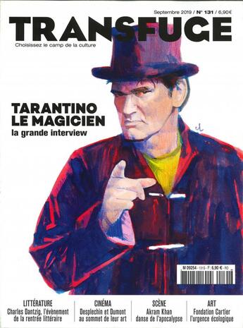 Couverture du livre « Transfuge n 131 tarantino le magicien - septembre 2019 » de  aux éditions Transfuge