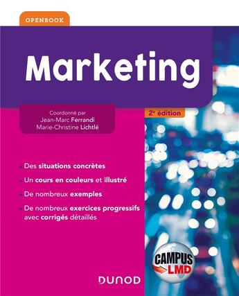 Couverture du livre « Marketing licence - t01 - campus - marketing - 2e ed. » de Ferrandi Jean-Marc aux éditions Dunod