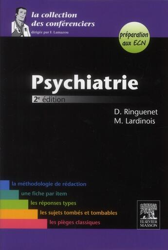 Couverture du livre « Psychiatrie (2e édition) » de Damien Ringuenet et Modenel aux éditions Elsevier-masson