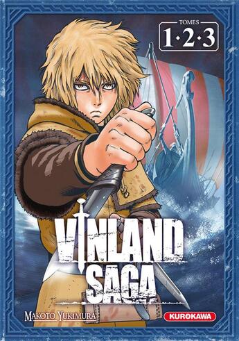 Couverture du livre « Vinland saga : coffret Tomes 1 à 3 » de Makoto Yukimura aux éditions Kurokawa