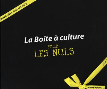 Couverture du livre « La boîte à culture pour les nuls » de  aux éditions First