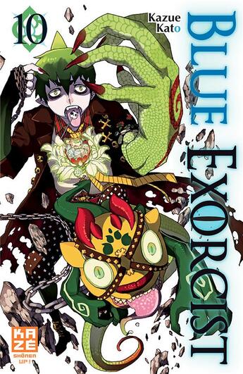 Couverture du livre « Blue exorcist t.10 » de Kazue Kato aux éditions Crunchyroll