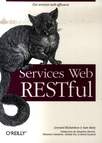 Couverture du livre « Services web restful » de Richardson aux éditions O Reilly France