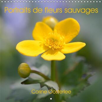 Couverture du livre « Portraits de fleurs sauvages calendrier mural 2018 300 300 m - douceur et beaute des fleurs s » de Oosterlee C aux éditions Calvendo