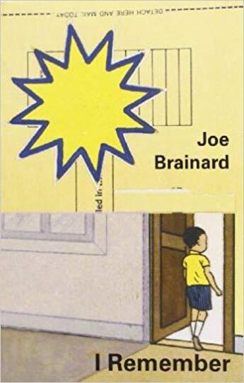 Couverture du livre « Joe brainard: i remember » de Joe Brainard aux éditions Dap Artbook