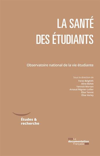 Couverture du livre « La santé des étudiants » de Onve aux éditions Documentation Francaise