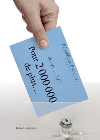 Couverture du livre « Pour 2000000 de plus » de Tillie aux éditions Amalthee