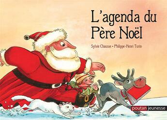 Couverture du livre « L'agenda du pere noel » de Chausse/Turin aux éditions Editions Du Poutan