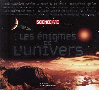 Couverture du livre « Les énigmes de l'univers » de  aux éditions La Martiniere