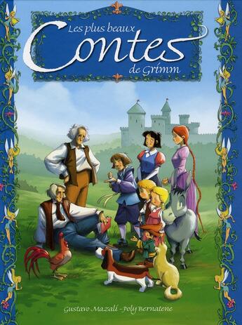 Couverture du livre « Les plus beaux contes de grimm » de Mazali Gustavo aux éditions Hemma