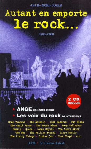 Couverture du livre « Autant En Emporte Le Rock... » de Jean-Noel Coghe aux éditions Castor Astral