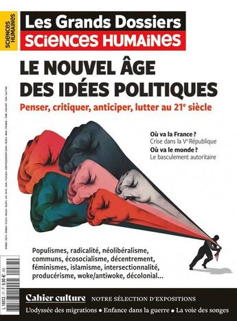 Couverture du livre « Sciences Humaines GD N°77 : Les grandes idées politiques - Décembre/Janvier/Février 2025 » de Sciences Humaines aux éditions Sciences Humaines