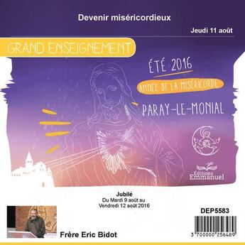 Couverture du livre « Devenir misericordieux » de  aux éditions Emmanuel