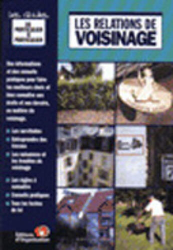 Couverture du livre « Relations de voisinage » de Guerin aux éditions Organisation