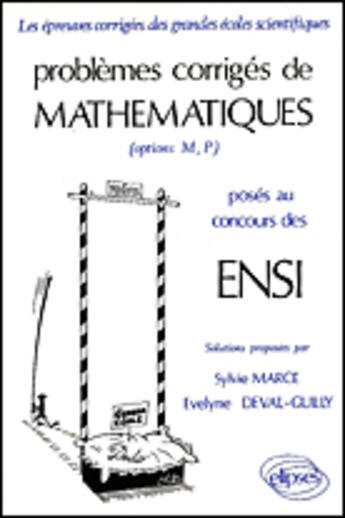 Couverture du livre « Mathematiques ensi 1976-1980 » de Marce aux éditions Ellipses