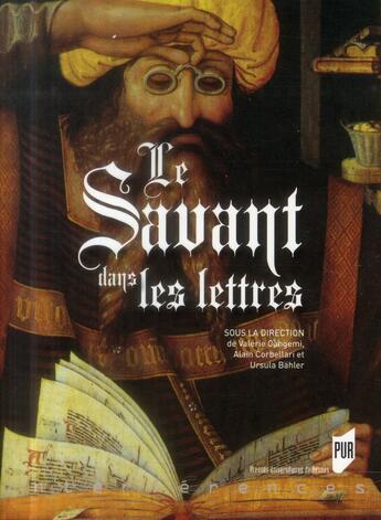 Couverture du livre « Le savant dans les lettres » de  aux éditions Pu De Rennes