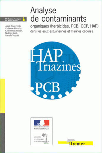 Couverture du livre « Analyse de contaminants organiques (herbicides, pcb, ocp, hap) dans les eaux estuairiennes et marines » de Quae aux éditions Quae