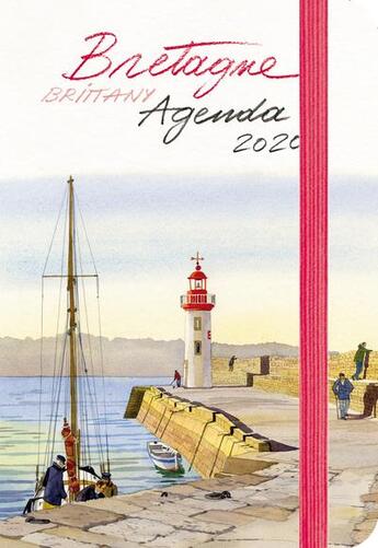 Couverture du livre « Agenda Bretagne (édition 2020) » de Fabrice Moireau aux éditions Pacifique