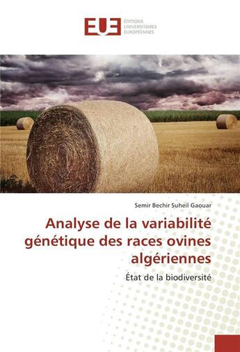 Couverture du livre « Analyse de la variabilite genetique des races ovines algeriennes » de Gaouar S B S. aux éditions Editions Universitaires Europeennes