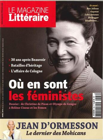 Couverture du livre « Le magazine litteraire n 566 ou sont les feministes avril 2016 » de  aux éditions Le Magazine Litteraire