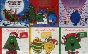 Couverture du livre « Les Monsieur Madame ; coffret Noël ; 6 livres » de Roger Hargreaves aux éditions Hachette Jeunesse