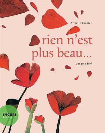 Couverture du livre « Rien n'est plus beau... » de Vanessa Hie et Armelle Barnier aux éditions Actes Sud Jeunesse