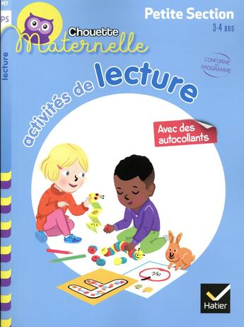 Couverture du livre « Activites de lecture petite section » de Albert Cohen aux éditions Hatier