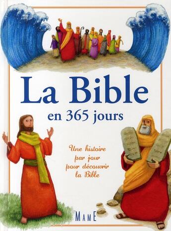 Couverture du livre « La Bible en 365 jours » de Davies/Piwowarski aux éditions Mame